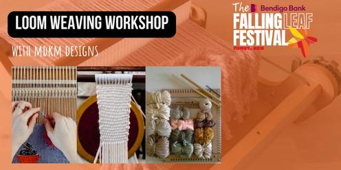Loom Weaving Workshop at Falling Leaf Festival