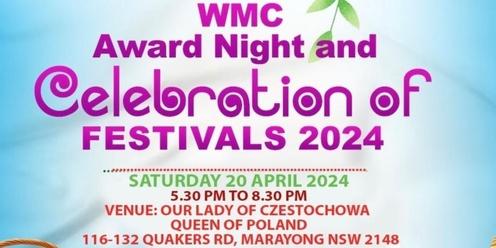 WMC Award Night and Celebration of Festivals 2024
