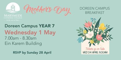 2024 Marymede Catholic College Doreen Campus Mother's Day Breakfast 