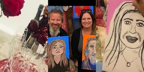 SIP AND PAINT ‘Valentines Paint Your Partner’ ART.WINE.FOOD 