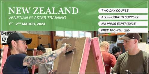 New Zealand Venetian Plaster Training (1st March - 2nd March 2024)