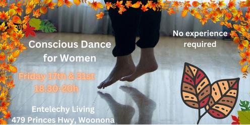 Conscious Dance for Women - Friday, May 17th & Friday, May 31st 