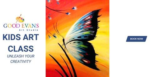 Kids Painting Class Butterfly (Ballina Indoor Sports Centre)