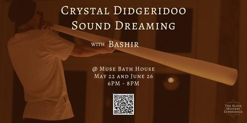 Crystal Didgeridoo Sound Dreaming with Bashir @ Muse Bath House