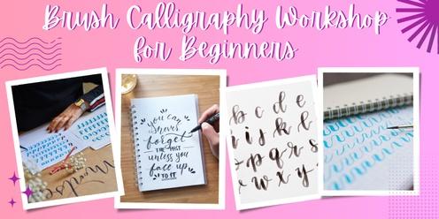 Brush Calligraphy for Beginners at The Flower Pot Cafe