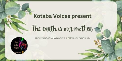 The earth is our mother