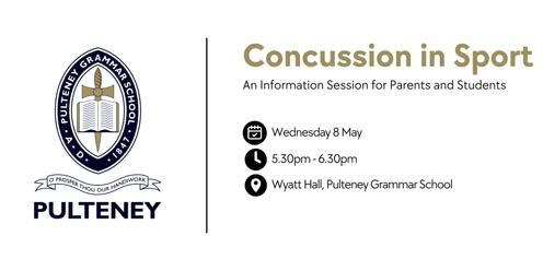 Concussion in Sport - An Information Session for Parents and Students