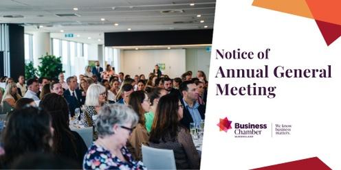 Business Chamber Queensland - Annual General Meeting 2023