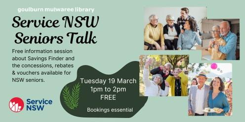 Service NSW Seniors Talk