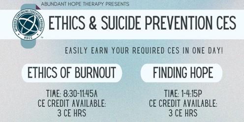 Ethics and Suicide Prevention CEs