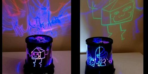 Children's Scratch Art Projector Lamp Workshop