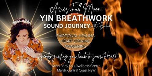 Aries Full Moon Yin Breathwork & Sound Journey