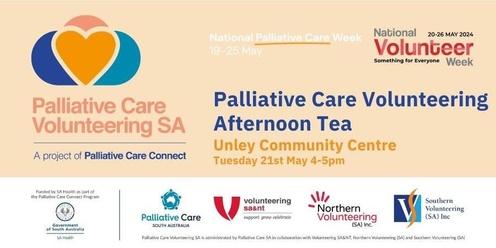 Palliative Care Volunteering Afternoon Tea