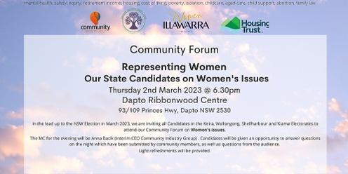Representing Women - Our State Candidates on Women's Issues
