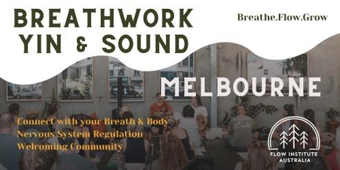 Melbourne Breathwork Yin Yoga and Soundbath 