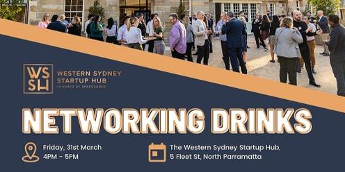 Western Sydney Startup Hub Networking Drinks, March 2023