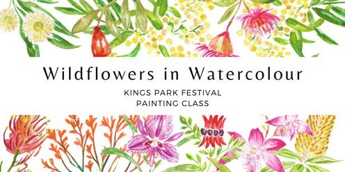Wildflowers in Watercolour - Kings Park Education Centre