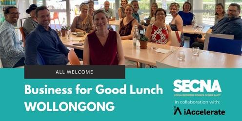 Wollongong Business for Good Lunch at iAccelerate