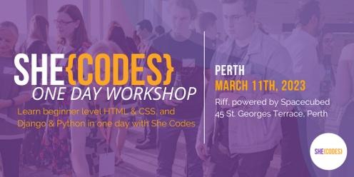 She Codes Perth; Free 1 Day Coding Workshop for Women
