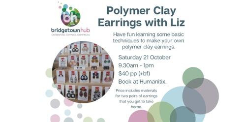 Polymer Clay Earrings with Liz