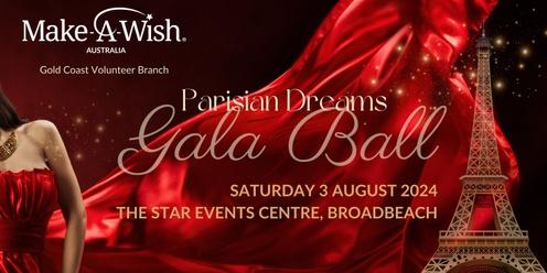 2024 Make-A-Wish Gold Coast 'Parisian Dreams' Gala Ball