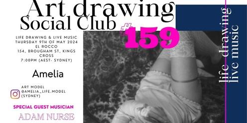 Art Drawing Live Music Social Club #159