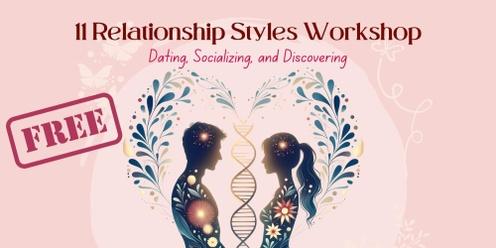 FREE Dating, Socializing and Discovering: 11 Relationship Styles Workshop+1
