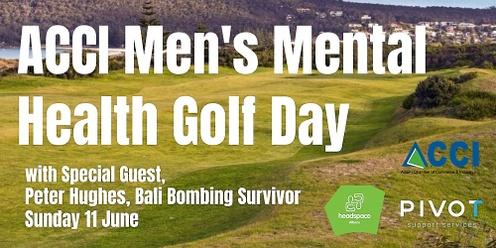 ACCI Mens Mental Health Golf Day