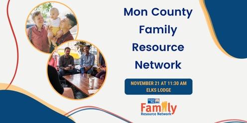 Mon County Family Resource Network November 2024 Meeting