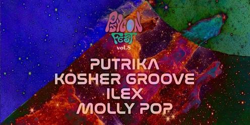 PsyconFest vol.8 Putrika + Kosher Groove + ilex + Molly Pop (DJ set)