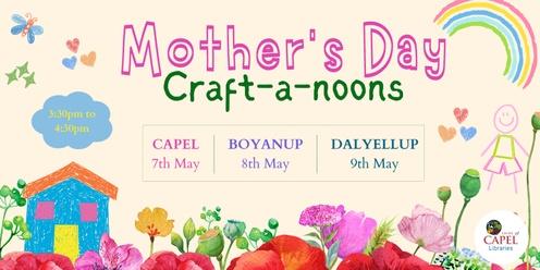 Mother's Day Craft-a-noons