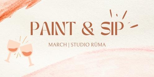 Studio Rūma Paint & Sip |March 2023