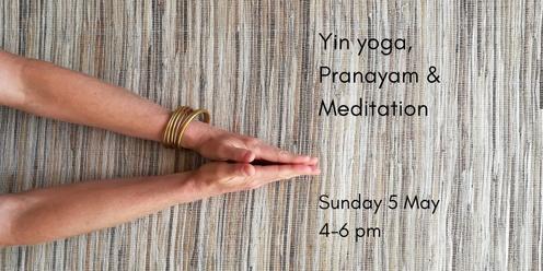 Yin yoga, Pranayam & Meditation ~ Falling Into Rest
