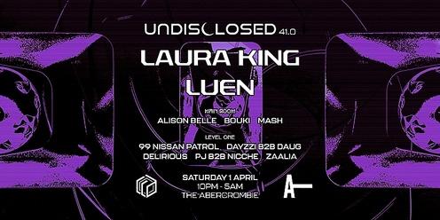 UNDISCLOSED 41.0 w/ Laura King and Luen