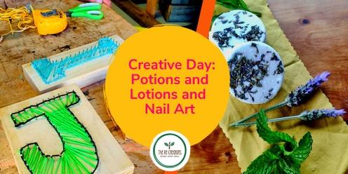 Creative Day: Potions and Lotions and Nail Art/Wood Craft, West Auckland's RE: MAKER SPACE, Tuesday, 4 July, 10am - 4pm