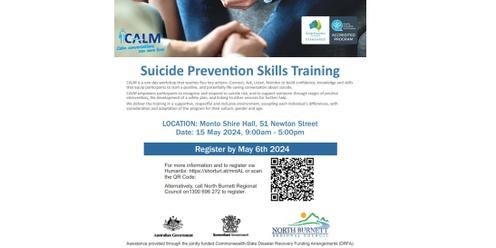 FREE Suicide Prevention & Intervention Training (CALM)