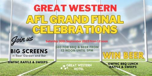 Great Western AFL Grand Final Celebrations