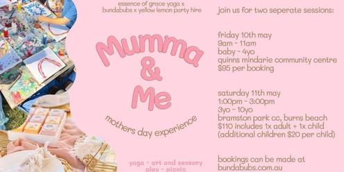 Mumma & Me Mother's Day Experience Yoga Art Picnic Quinns