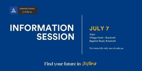 ASV/ UK Information Session | 7 July