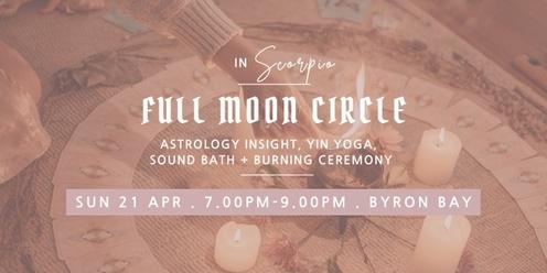 Full Moon Circle in Scorpio