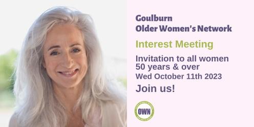 Goulburn OWN Interest Meeting