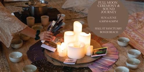 Full Moon Ceremony and Sound Journey 