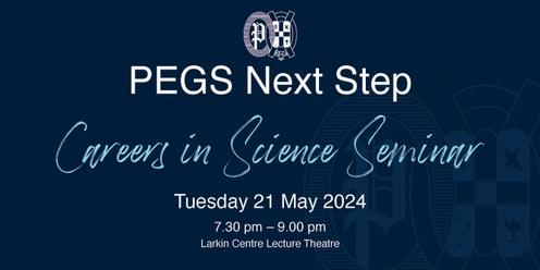 PEGS Next Step: Careers in Science Seminar