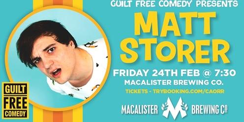 Comedy and Beer - Matt Storer