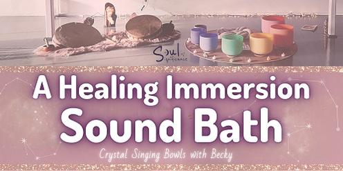 A Sound Healing Immersion - Crystal Singing Bowls with Becky 