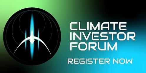 Climate Investor Forum