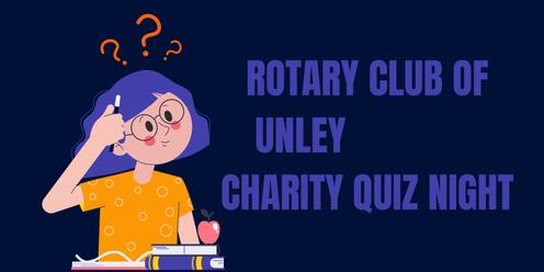 Rotary Club of Unley Charity Quiz Night