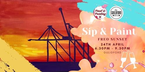 Freo Sunset - Sip & Paint @ The Guildford Hotel