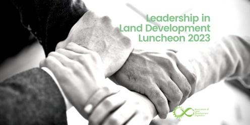 ALDE Leadership in Land Development Luncheon 2023