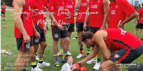 2024 Sydney Swans x Down Syndrome NSW Match Day